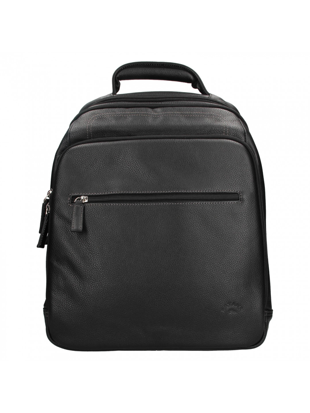 Pánský kožený batoh Katana Felix – černá